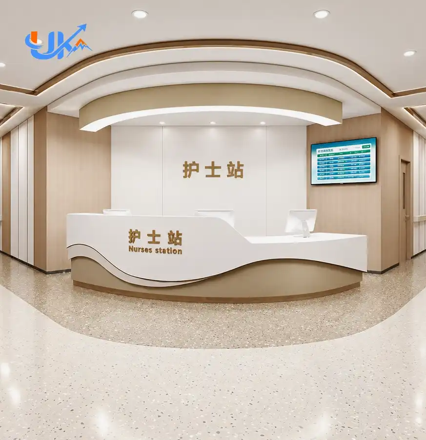 Circular Hospital Reception Desk